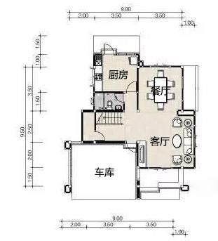 9X9.5米農村別墅，小戶型也可以很舒適！