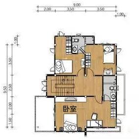 9X9.5米農村別墅，小戶型也可以很舒適！