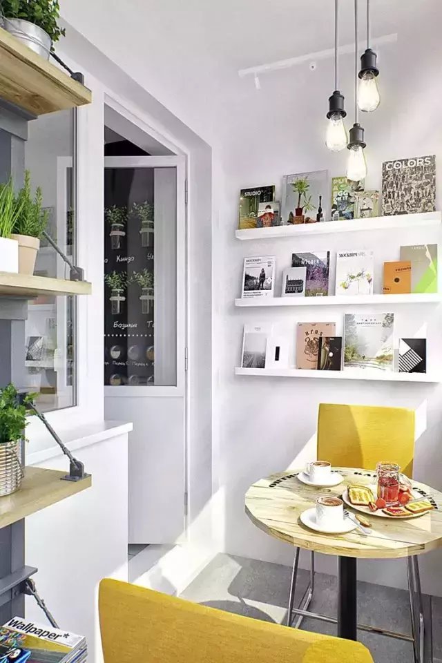 小陽臺也有別墅范兒