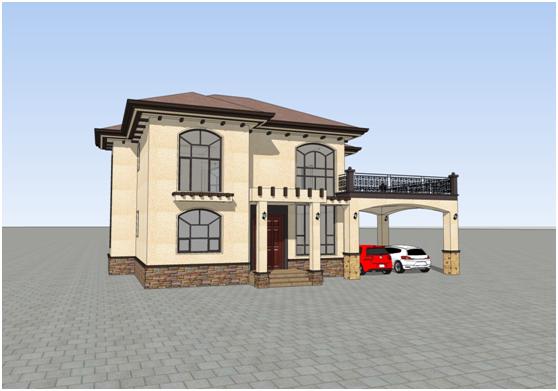 農村自建別墅，實用雙車位雙車位！