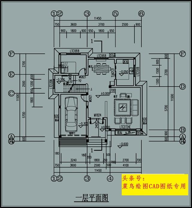 20萬建3層別墅！外觀造型簡潔色彩明亮，帶車庫及大露臺