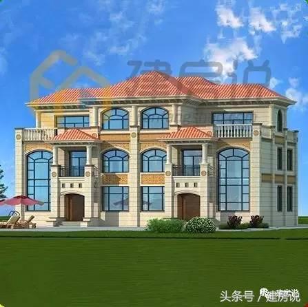 兄弟齊心，聯手建別墅！大氣歐式雙拼別墅帶車庫戶型