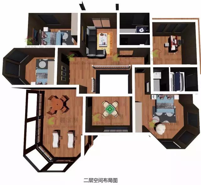 造價40萬，8室4廳高格調自建別墅圖紙免費分享