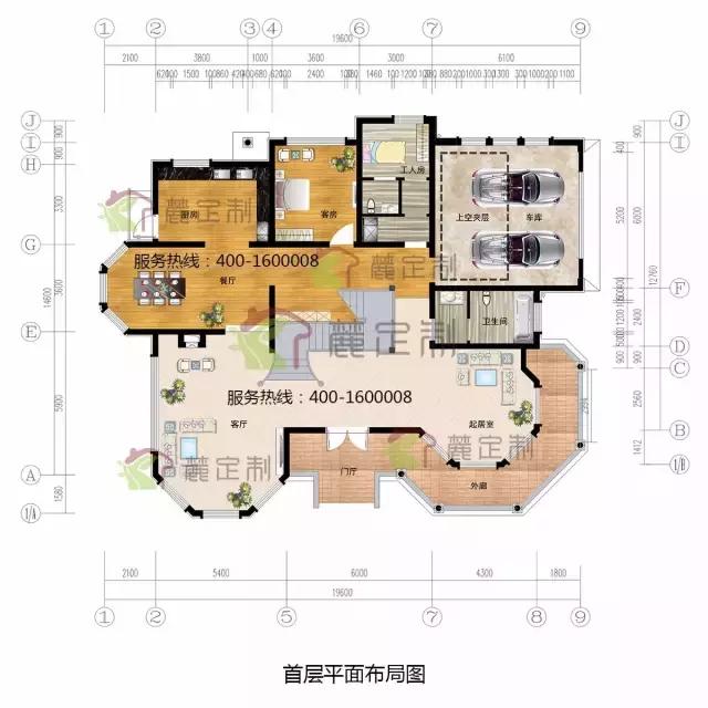 造價40萬，8室4廳高格調自建別墅圖紙免費分享