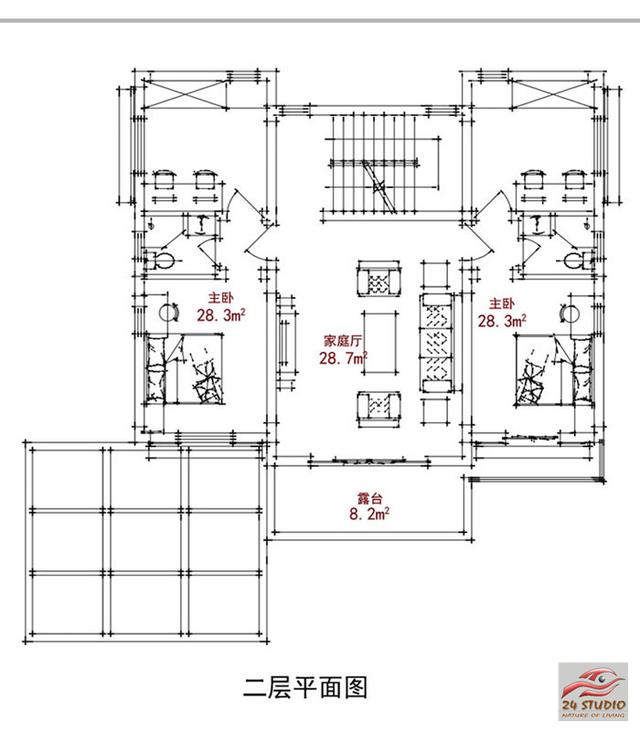 帶花園三層現代風格別墅——24建筑設計案例