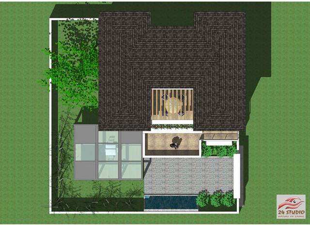 帶花園三層現代風格別墅——24建筑設計案例