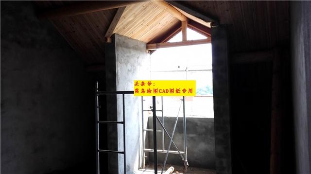 16萬建2層別墅，木結構框架斜頂，冬暖夏涼帶天井及后庭院