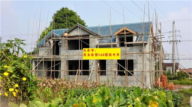 16萬建2層別墅，木結構框架斜頂，冬暖夏涼帶天井及后庭院