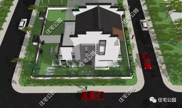 20萬自建3層徽派別墅，帶露臺小院，含平面圖！