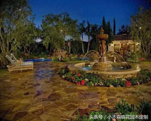 別墅花園之魚池設計