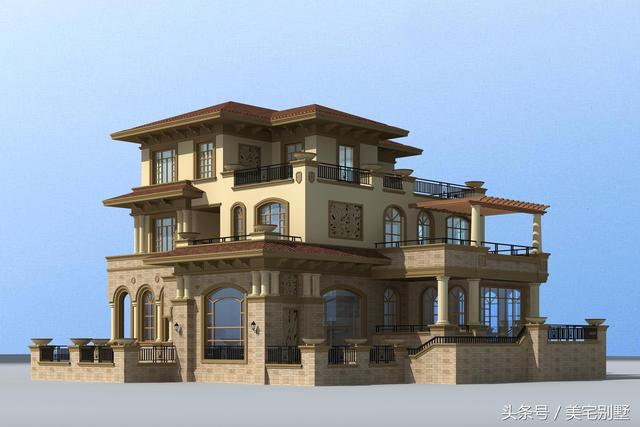 18X18超級豪華歐式別墅，您想要的功能它都有
