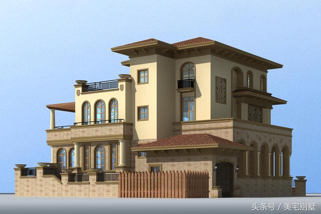 18X18超級豪華歐式別墅，您想要的功能它都有