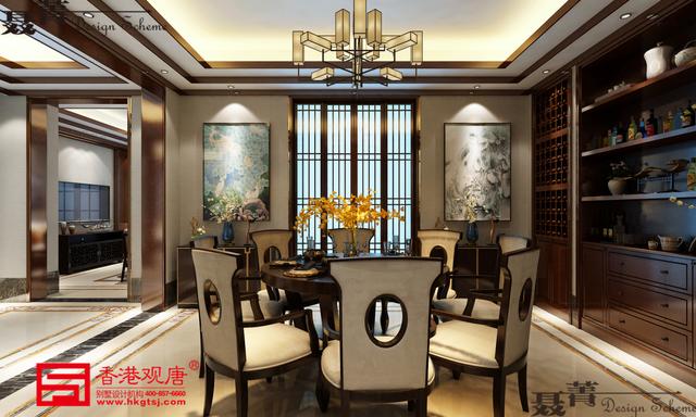 銀韻芳華中海鉑宮中式風格別墅裝修設計欣賞