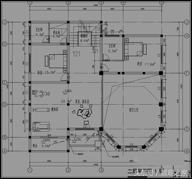 176平方新農村別墅設計圖，農村自建房推薦
