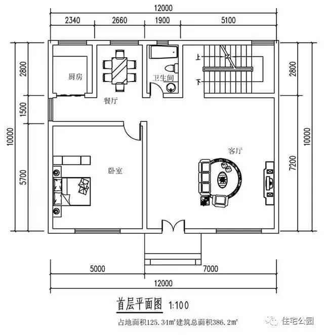 網友曬別墅12X10米，380平，內設7臥室！
