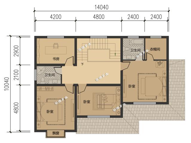 二層木屋別墅設計案例分享，親近大自然！