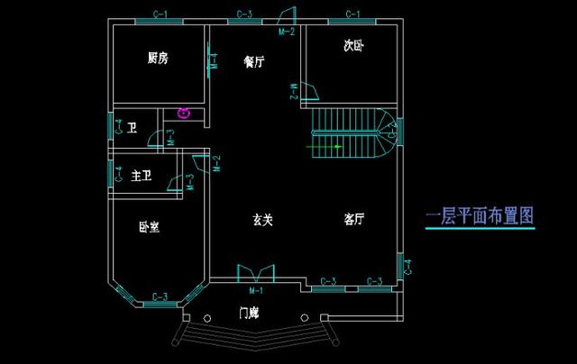 農村二層半復式客廳自建別墅 豪華三層自建房復式別墅效果圖！