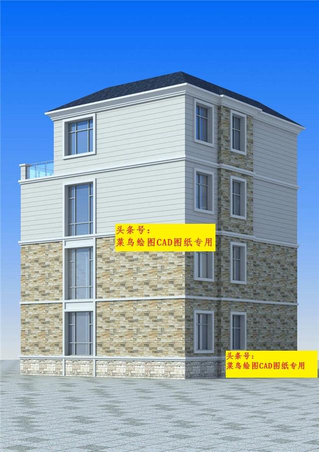 45萬建4層別墅！框架結構（樁基），帶夾層客廳、玄關、娛樂室