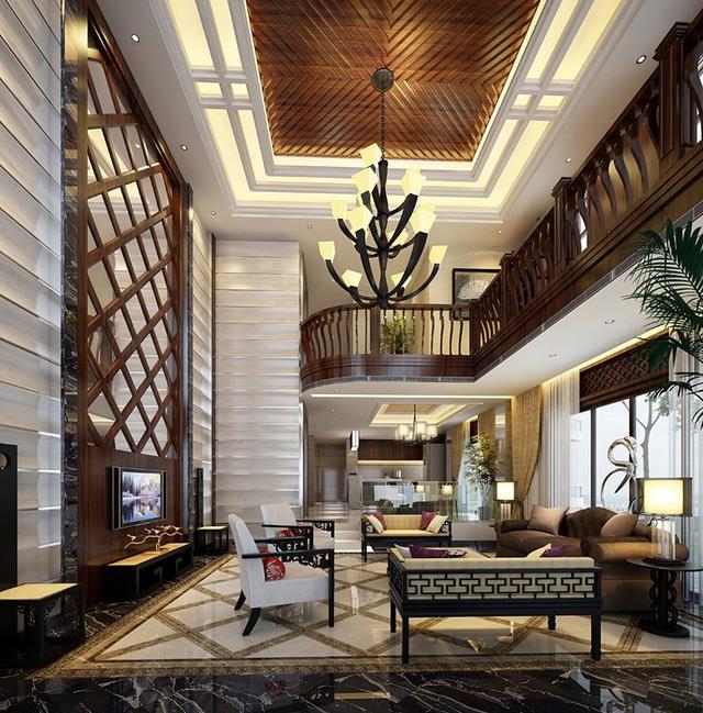 460平米別墅 現代新中式室內設計風格
