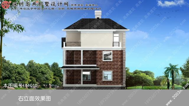 最新別墅外觀效果圖三層別墅設計圖