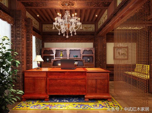 中式紅木家裝裝修豪宅別墅如夢回清朝