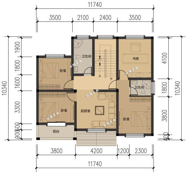 12x10米三層簡歐別墅，樸實(shí)的農(nóng)村住房設(shè)計(jì)