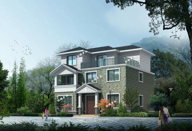 12x10米三層簡歐別墅，樸實(shí)的農(nóng)村住房設(shè)計(jì)