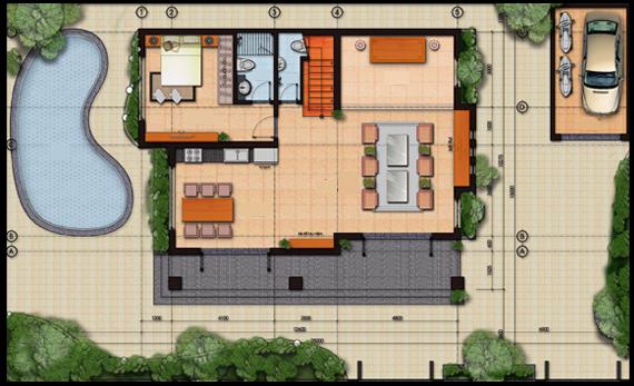 12X10米小別墅，洋氣外觀，舒適布局！