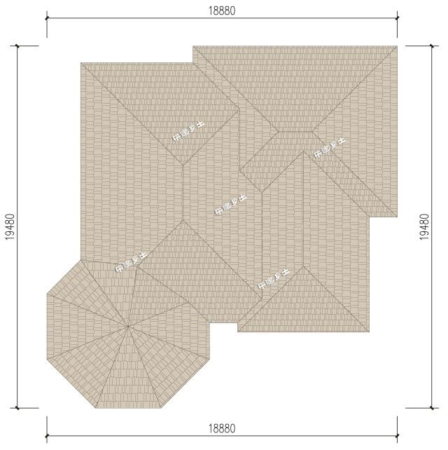 16x17米二層歐式風(fēng)格別墅設(shè)計(jì)