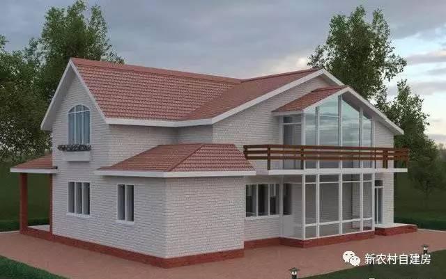 20萬建成的農村小別墅，8套戶型，第7套點贊最多