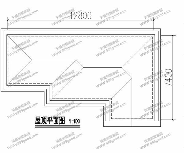 農(nóng)村自建三層田園別墅，18.8X9.8米別墅設(shè)計圖帶獨立廚房