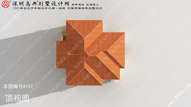 別墅外觀設計大全首層101平方米圖紙編號A157