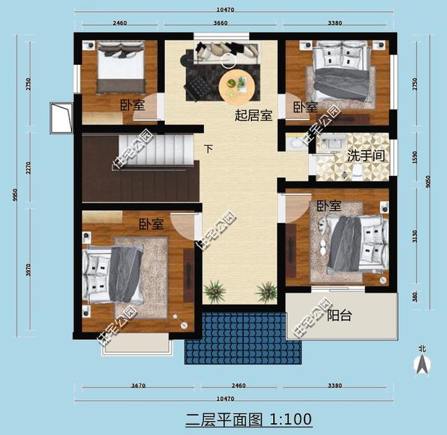 30萬享庭院生活，精選3款農村別墅圖紙，院子花園都有