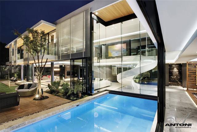 U型現(xiàn)代豪華別墅設(shè)計(jì)