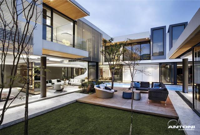 U型現(xiàn)代豪華別墅設(shè)計(jì)