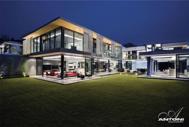 U型現(xiàn)代豪華別墅設(shè)計(jì)