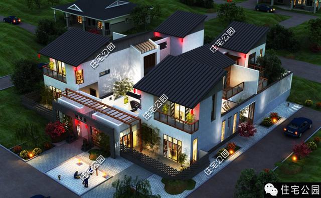 兄弟和睦建雙拼小院，從外面看根本看不出是兩戶人家！