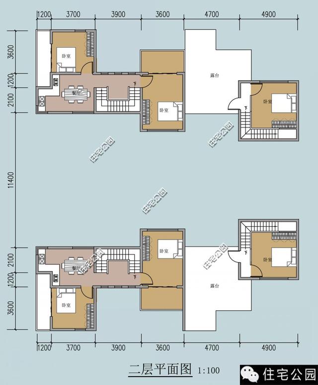 兄弟和睦建雙拼小院，從外面看根本看不出是兩戶人家！