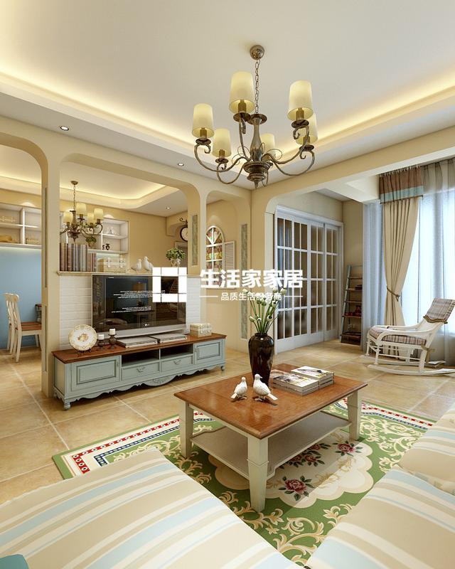 都鐸城邦三層別墅地中海裝修，朋友都贊不絕口