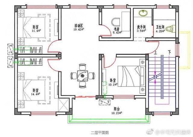 三套簡單施工的農村別墅圖，錢包不富裕照樣蓋新房