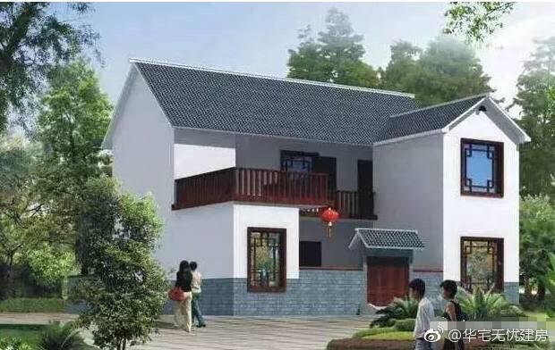三套簡單施工的農村別墅圖，錢包不富裕照樣蓋新房
