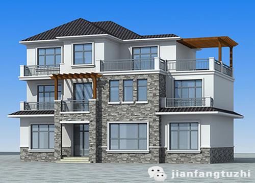 多功能別墅施工圖 全套45萬17×11三層2廳8室7衛帶多儲藏室套間多陽臺 夢想中的房子