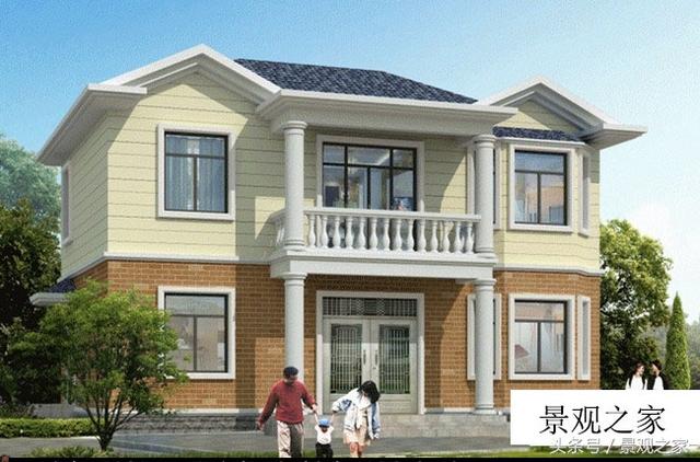 10套二層別墅效果圖賞析 農村自建房推薦