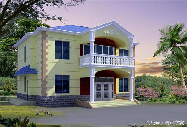 二層新農(nóng)村別墅，農(nóng)村自建房設(shè)計(jì)