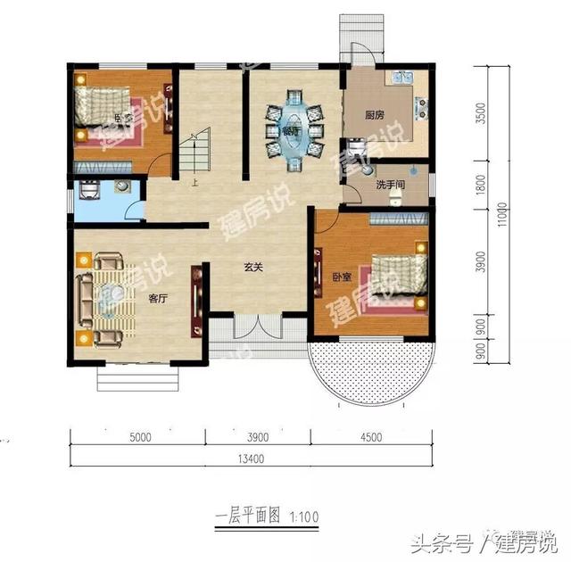 我在老家建好這幢別墅，老鐵們紛紛表示也要建個這樣的