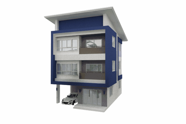 2套小別墅，7米面寬6個臥室，平屋頂坡屋頂哪個好？