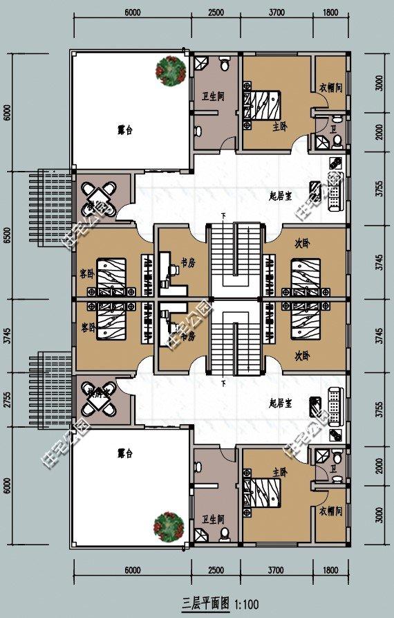 缺少宅基地，四套雙拼戶型來幫你