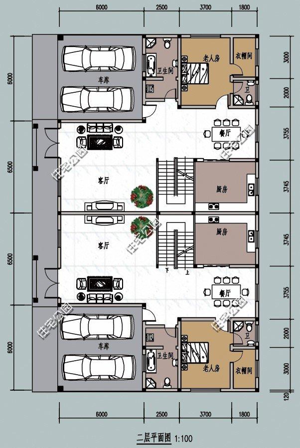缺少宅基地，四套雙拼戶型來幫你