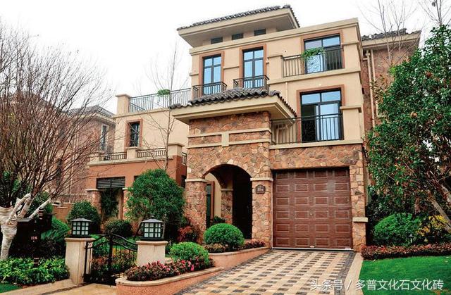 老鄉建別墅用文化石，完爆野外真石頭，鄰居們都找上門來問