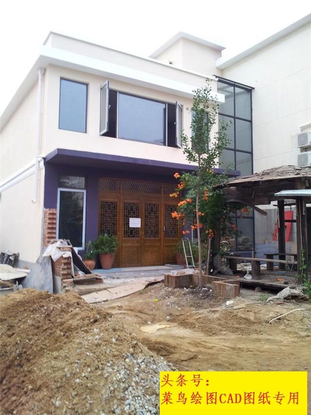 34萬建2層中式花園別墅，低調奢華，帶地下室及園林庭院設計